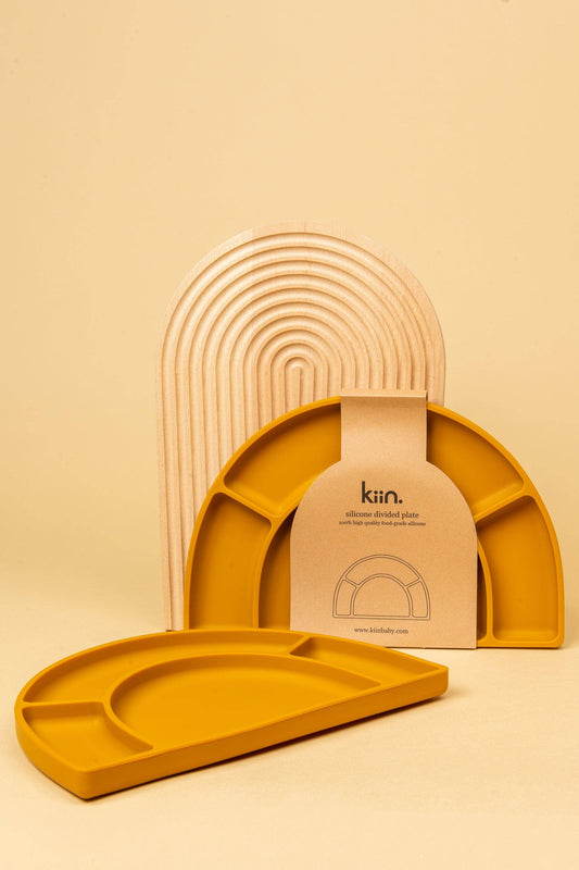 Kiin Baby - Silicone Divided Plate - SALE: Copper